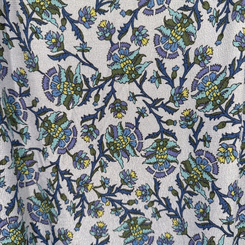 Vintage‎ Old Navy Slip Dress Womens Size 4 Y2K Coquette Blue Print 90s Floral - Picture 3 of 6